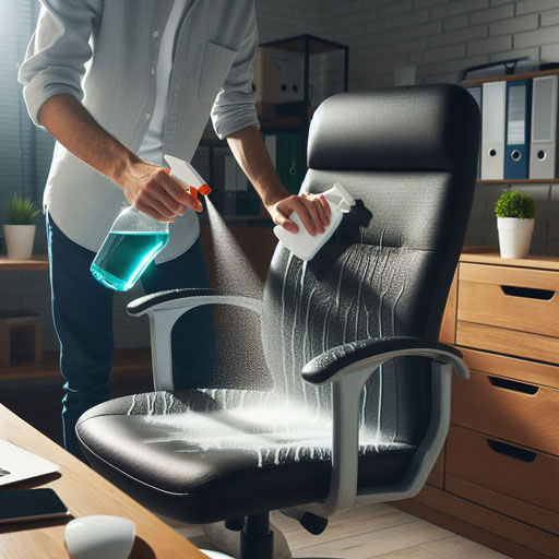 تمیز کردن صندلی اداری پارچه‌ای